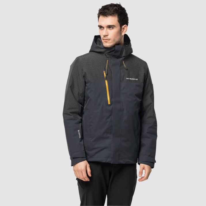 Chamarra Invierno Jack Wolfskin Dna Icefall Hombre Negros Mexico-5469137